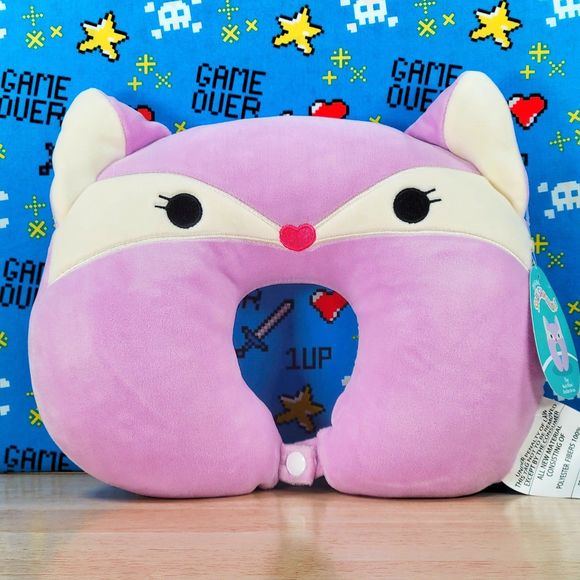 Squishmallow Fay the Fox Neck Pillow 12" UltraSoft Stuffed Animal Plush NWT - Picture 1 of 6